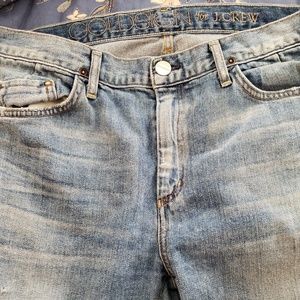 j crew goldsign destructed jeans sz 29